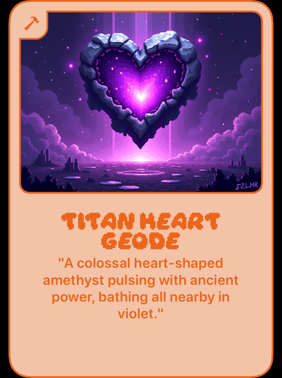Titan Heart Geode