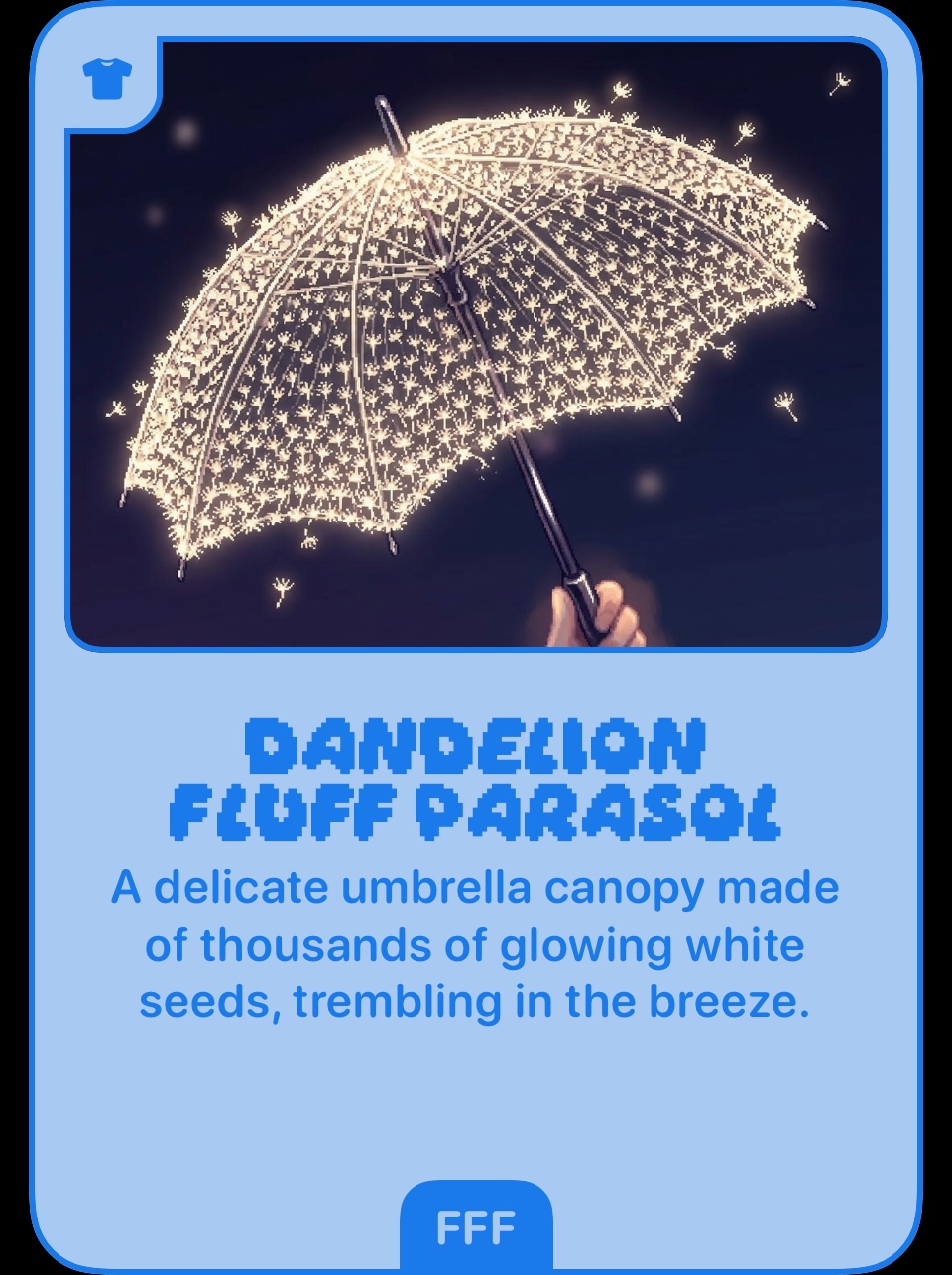 Dandelion Fluff Parasol