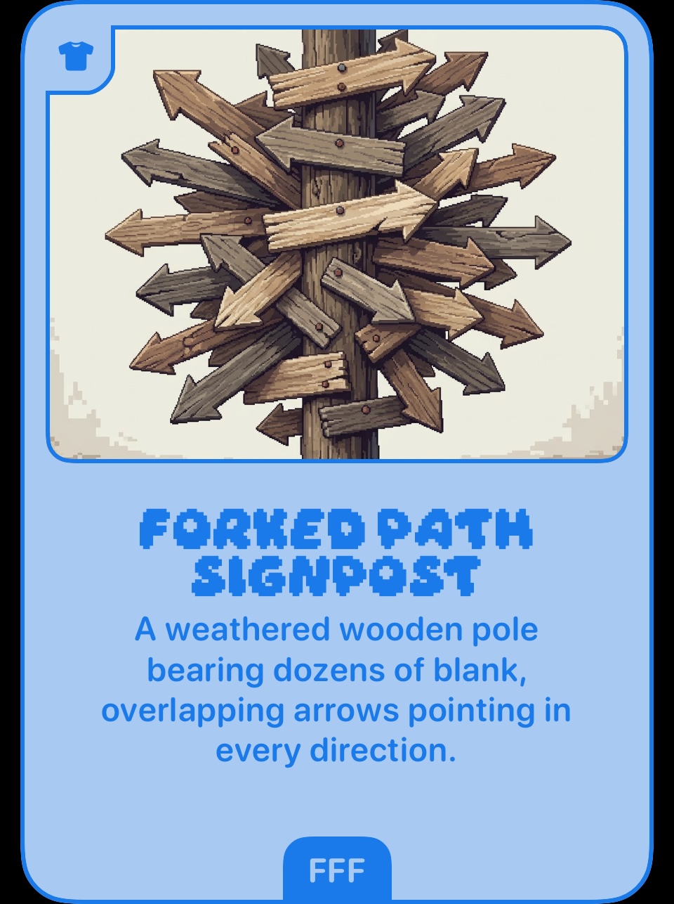 Forked Path Signpost
