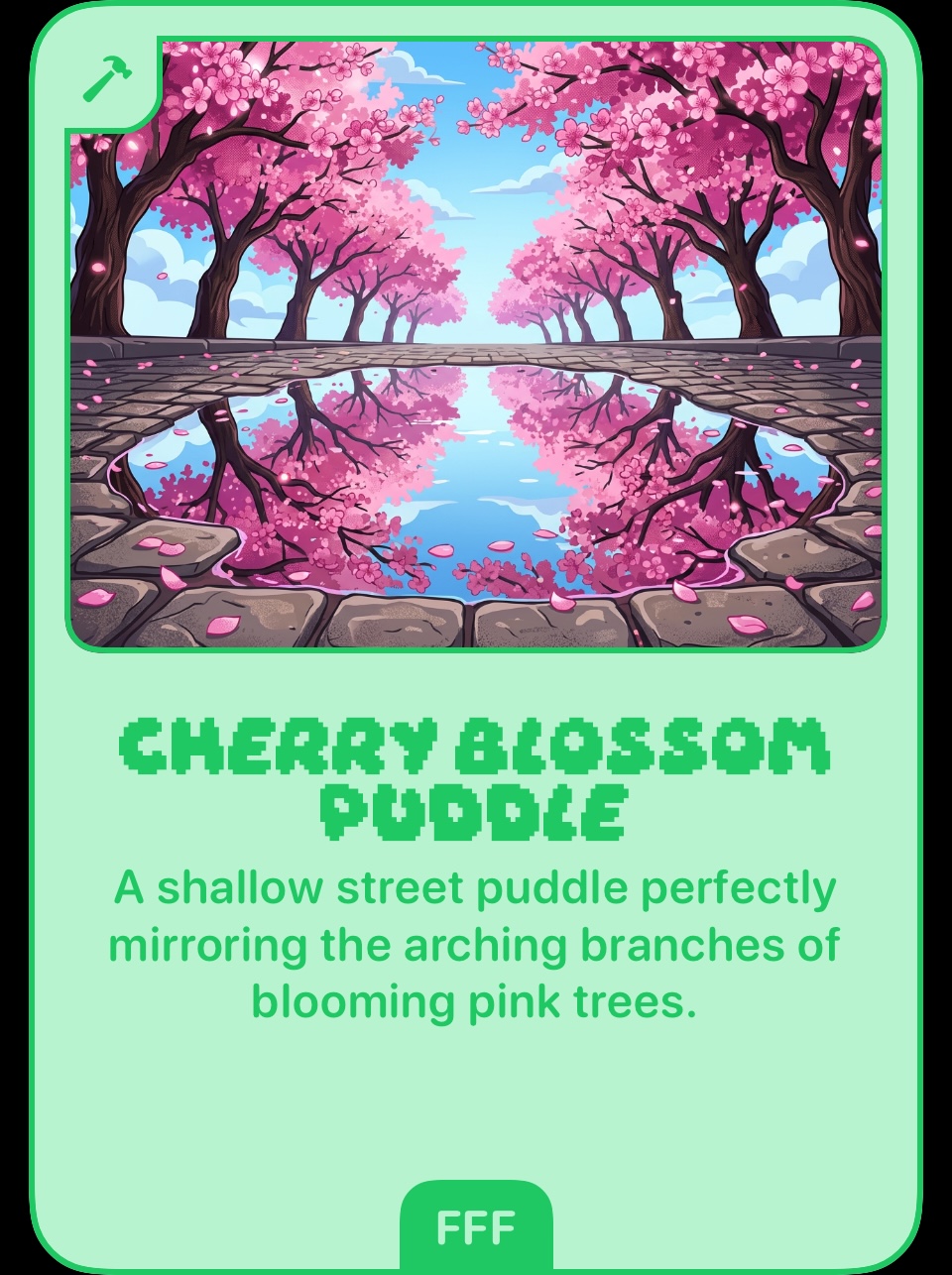 Cherry Blossom Puddle