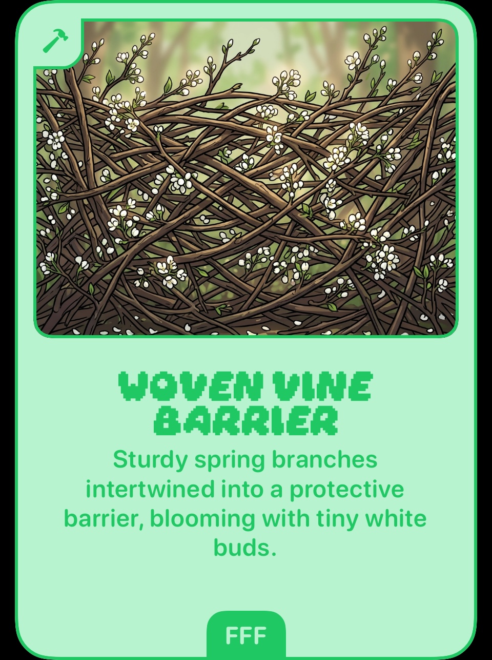 Woven Vine Barrier