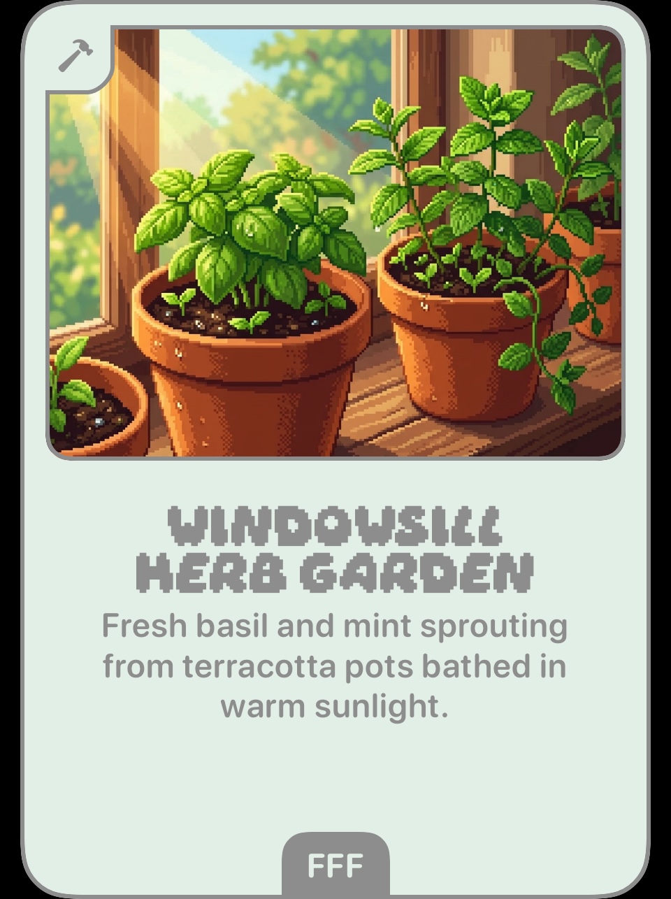 Windowsill Herb Garden