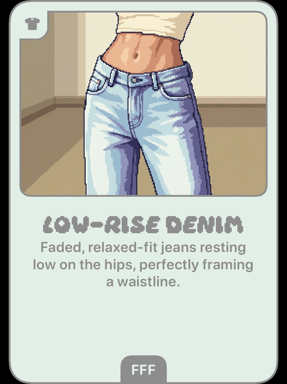 Low-rise Denim