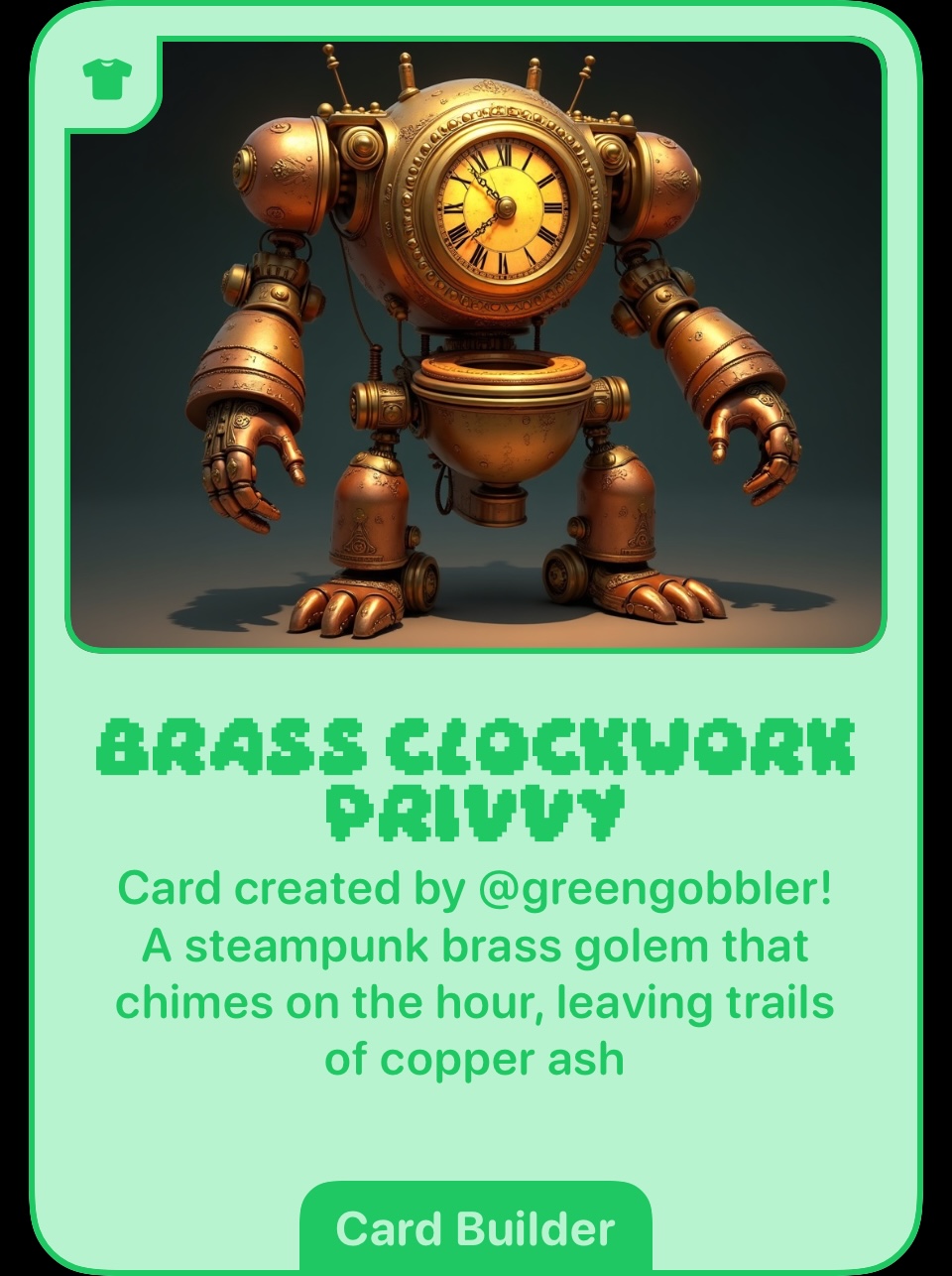 Brass Clockwork Privvy